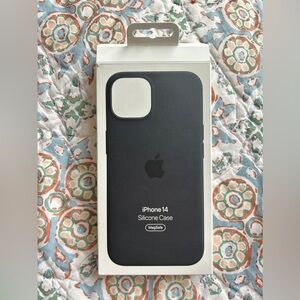 Brand New Apple iPhone 14 Black Silicone Case